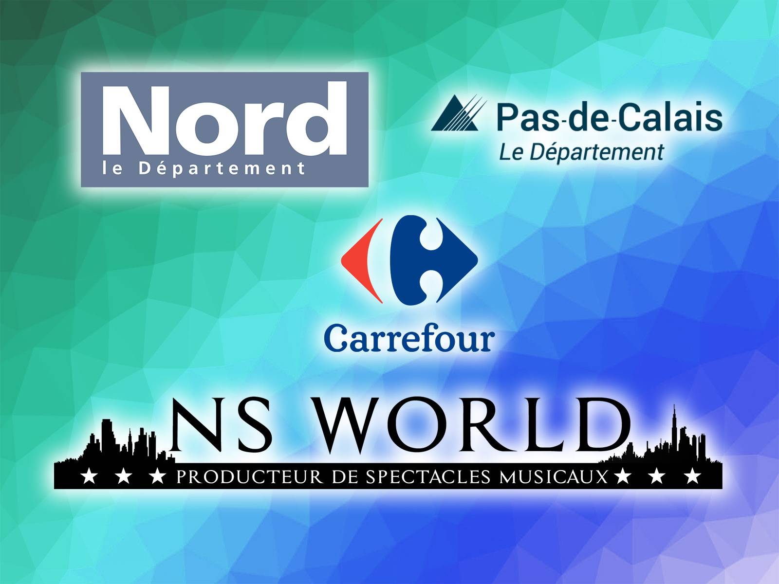 Les hypermarchés Carrefour des départements du Pas de Calais et du Nord (59 et 62) nous ont confié l'organisation de nombreux spectacles musicaux