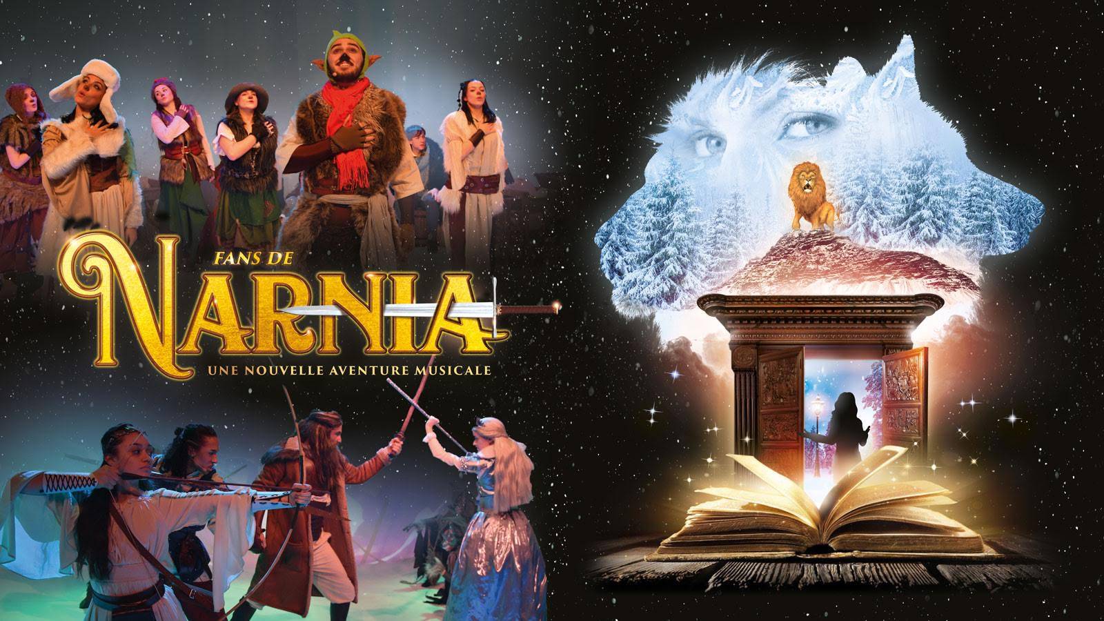 Narnia, l'aventure musicale, un spectacle pour toute la famille, arbre de noël, France