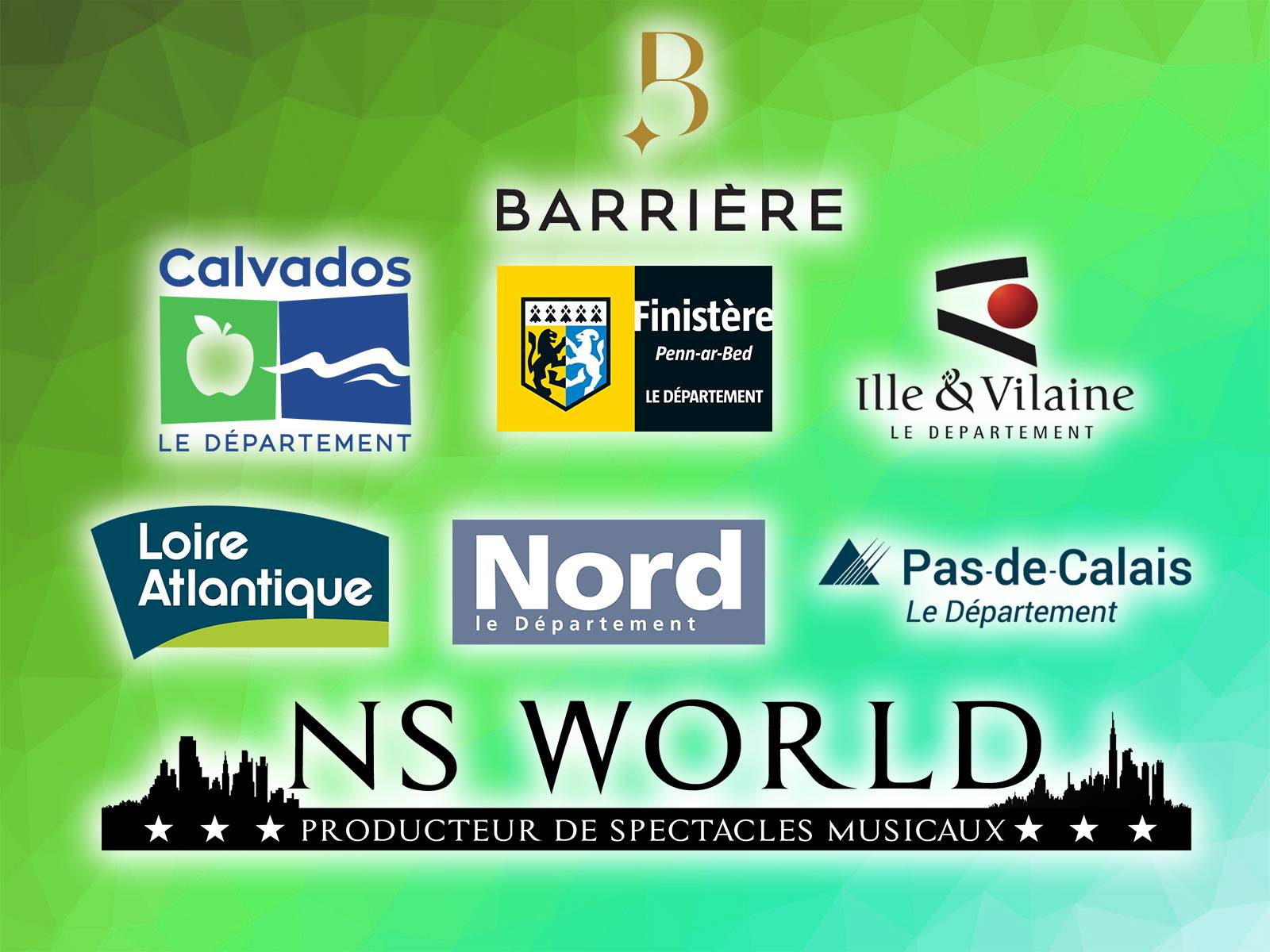 NS World a mis en place des comédies musicales magistrales aux Casinos Barrière du Nord de la France