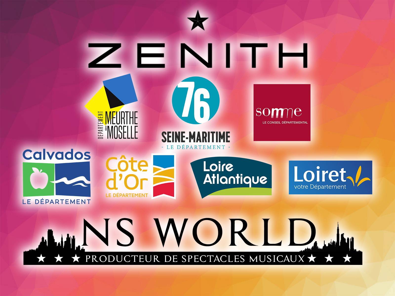 Organisation de comédies musicales aux Zéniths du Nord de la France