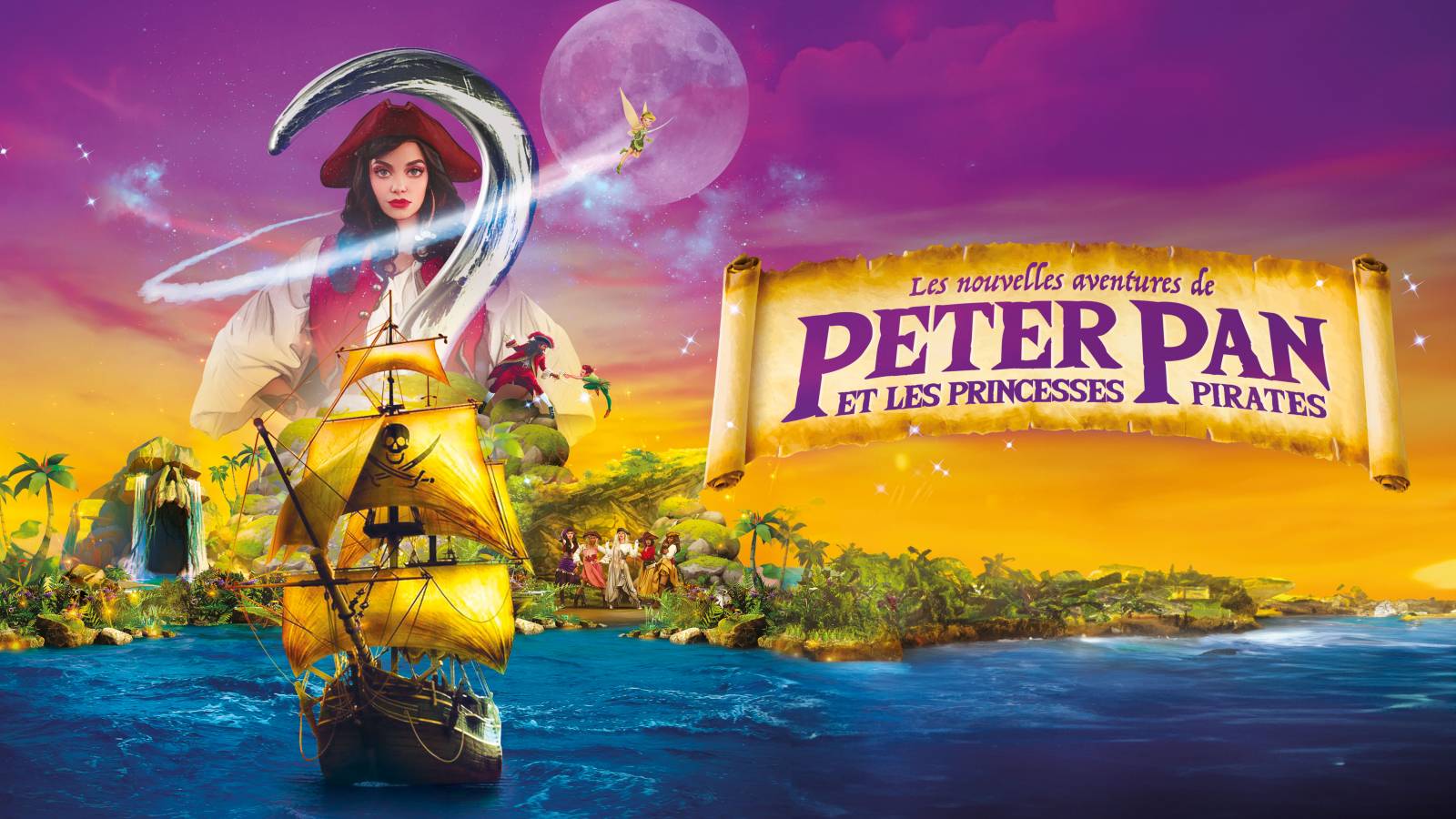 Les Nouvelles Aventures de Peter Pan et les Princesses Pirates : le spectacle incontournable pour votre arbre de Noël ! Paris, Toulouse, Montpellier...